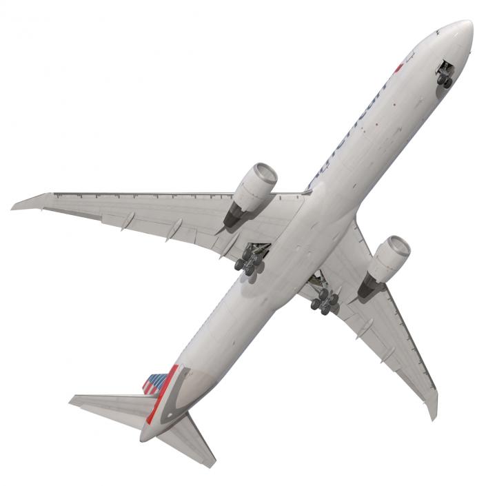 Boeing 767-400ER American Airlines 3D model