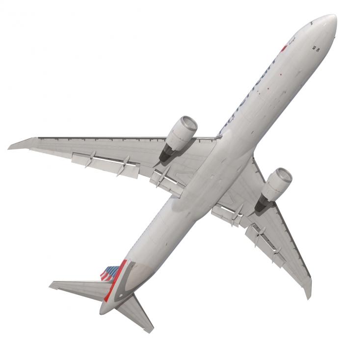 Boeing 767-400ER American Airlines 3D model