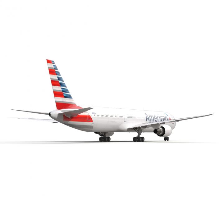 Boeing 767-400ER American Airlines 3D model