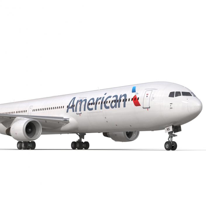 Boeing 767-400ER American Airlines 3D model