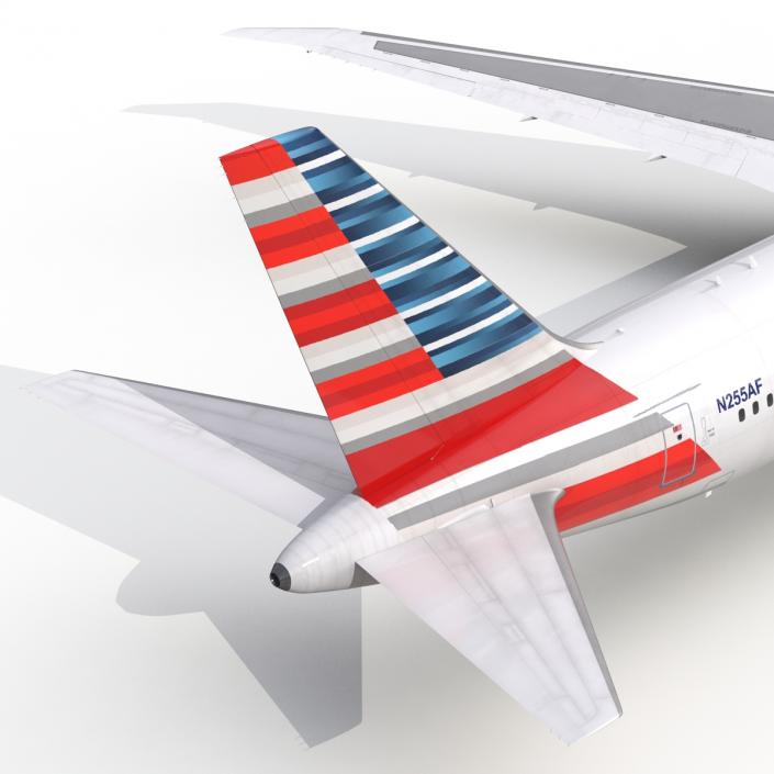 Boeing 767-400ER American Airlines 3D model