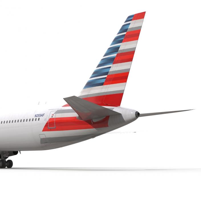 Boeing 767-400ER American Airlines 3D model