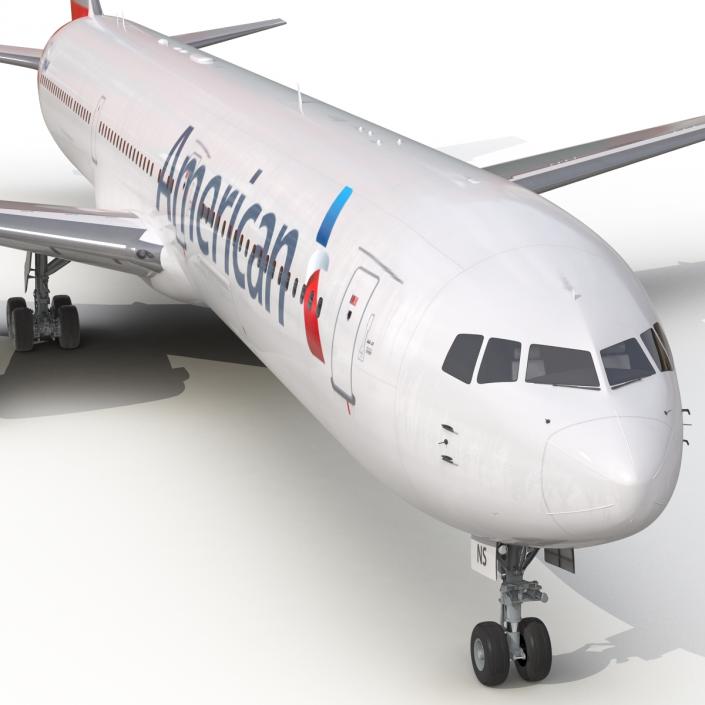 Boeing 767-400ER American Airlines 3D model