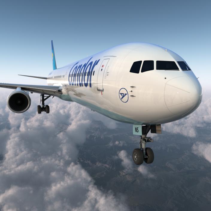 Boeing 767-400ER Condor Flugdienst 3D model