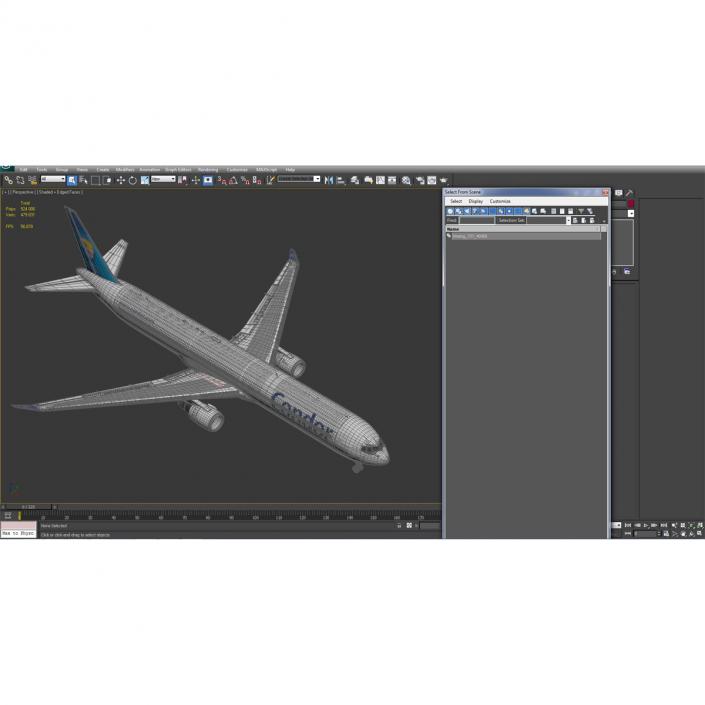 Boeing 767-400ER Condor Flugdienst 3D model