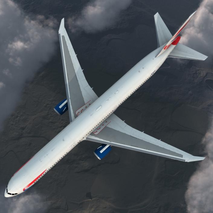 Boeing 767-400ER British Airways 3D