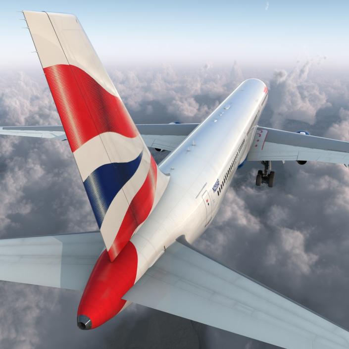 Boeing 767-400ER British Airways 3D