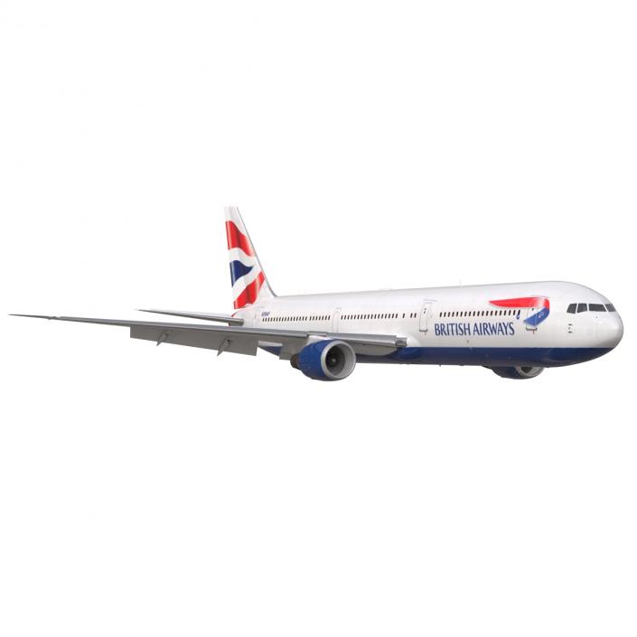 Boeing 767-400ER British Airways 3D