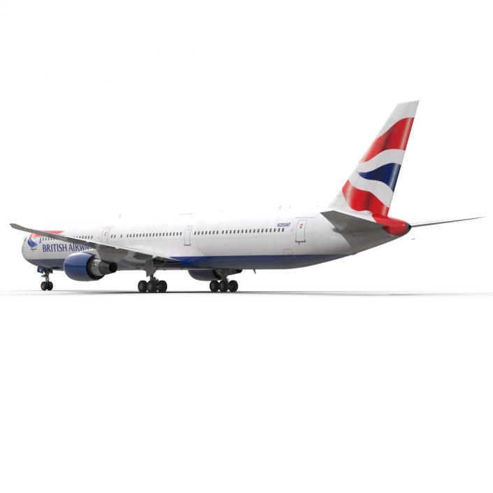 Boeing 767-400ER British Airways 3D