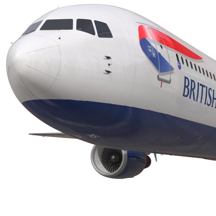 Boeing 767-400ER British Airways 3D