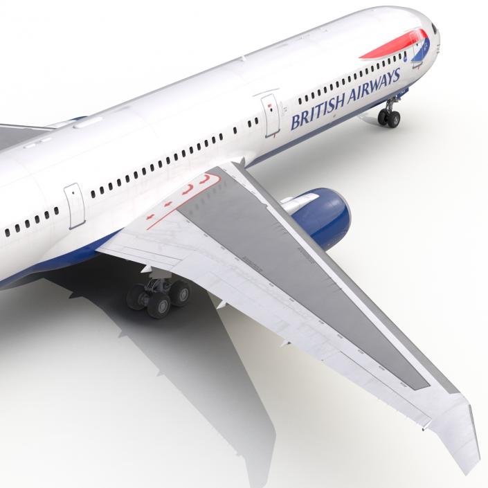 Boeing 767-400ER British Airways 3D