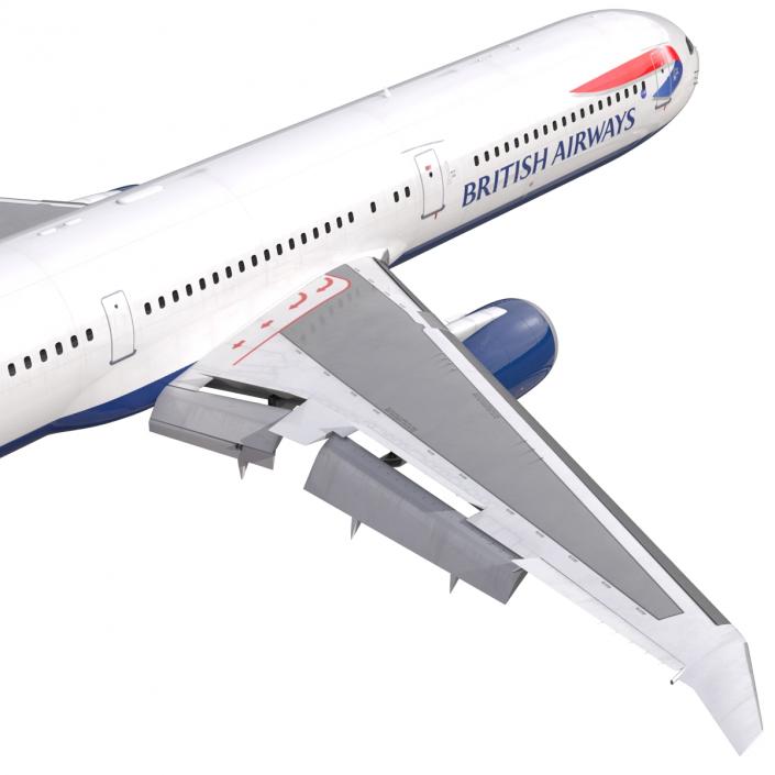 Boeing 767-400ER British Airways 3D