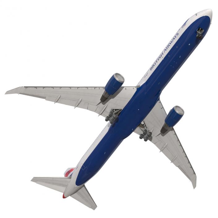 Boeing 767-400ER British Airways 3D