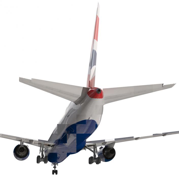 Boeing 767-400ER British Airways 3D