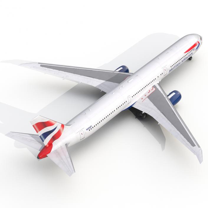 Boeing 767-400ER British Airways 3D