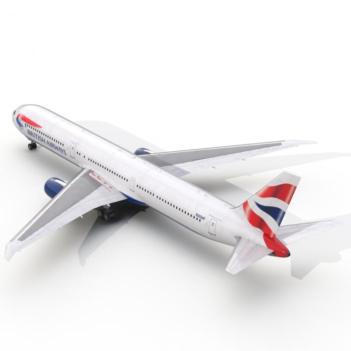 Boeing 767-400ER British Airways 3D