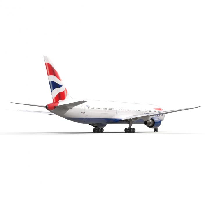 Boeing 767-400ER British Airways 3D