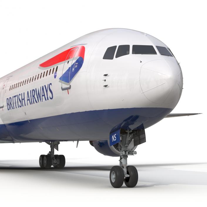 Boeing 767-400ER British Airways 3D