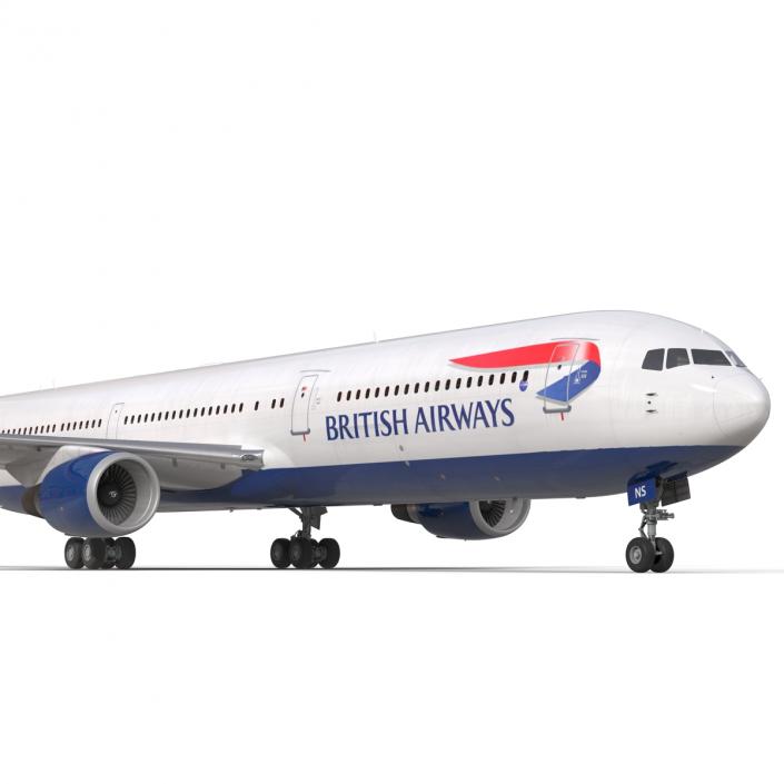 Boeing 767-400ER British Airways 3D