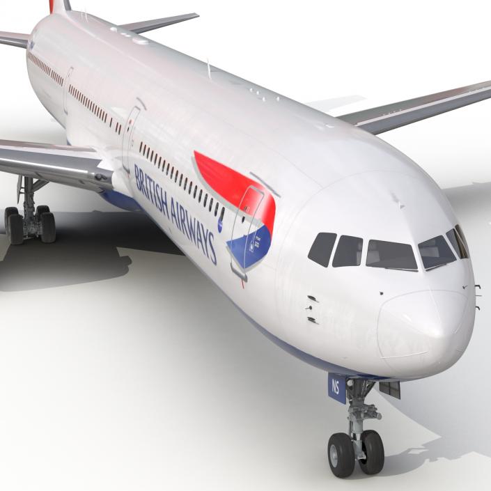 Boeing 767-400ER British Airways 3D