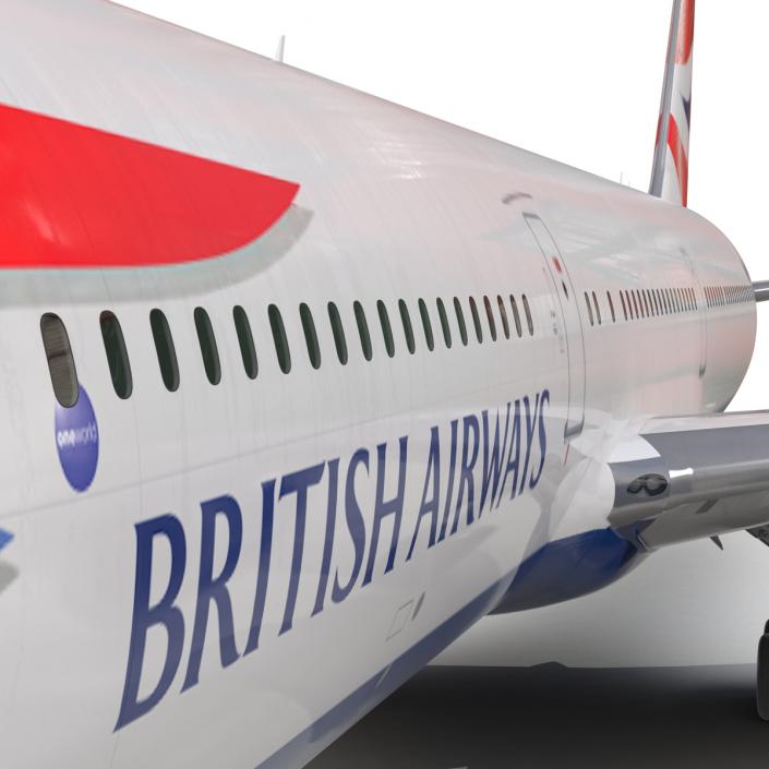 Boeing 767-400ER British Airways 3D