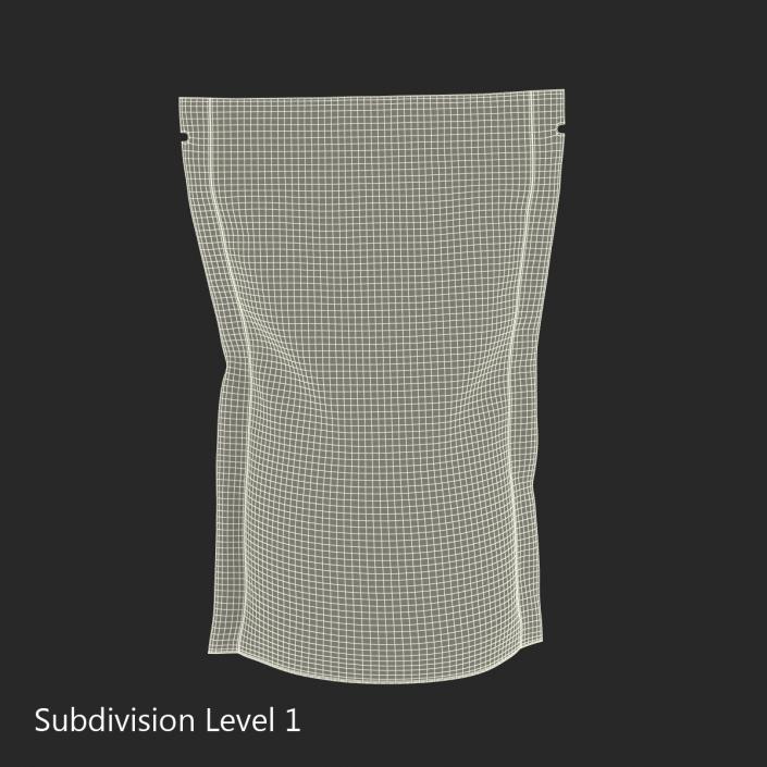 Food Vacuum Sealed Bag 2 3D model