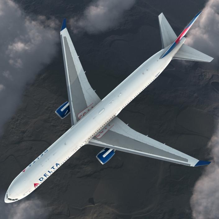 Boeing 767-400ER Delta Air Lines 3D