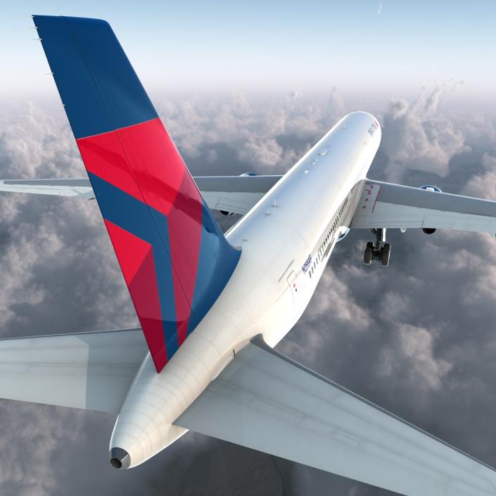 Boeing 767-400ER Delta Air Lines 3D