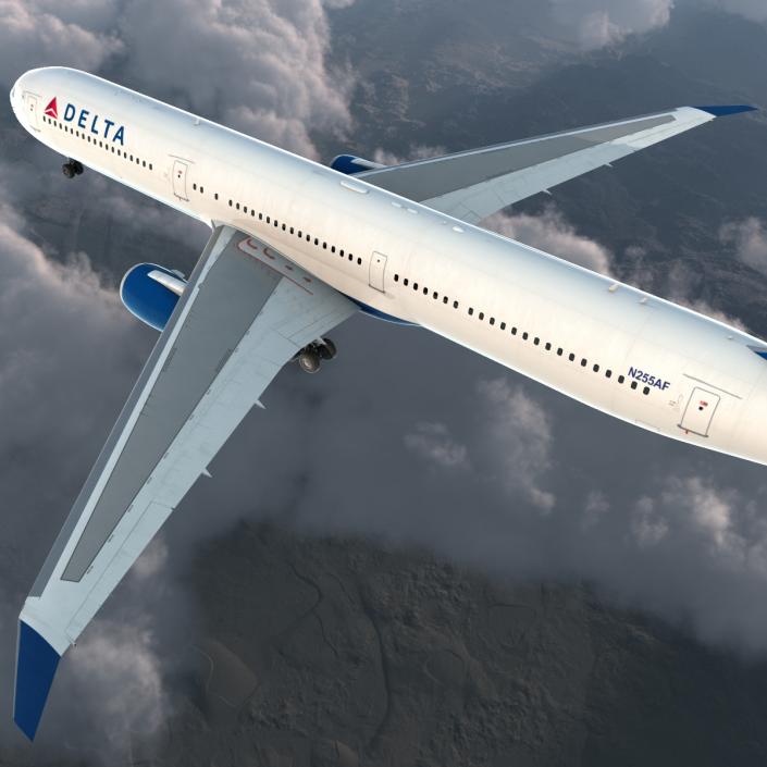 Boeing 767-400ER Delta Air Lines 3D