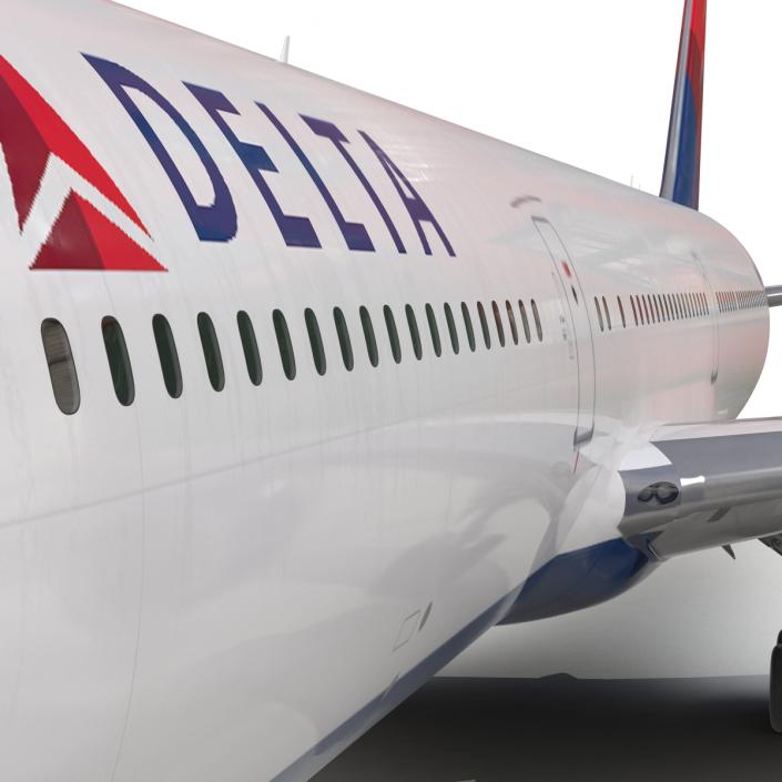 Boeing 767-400ER Delta Air Lines 3D