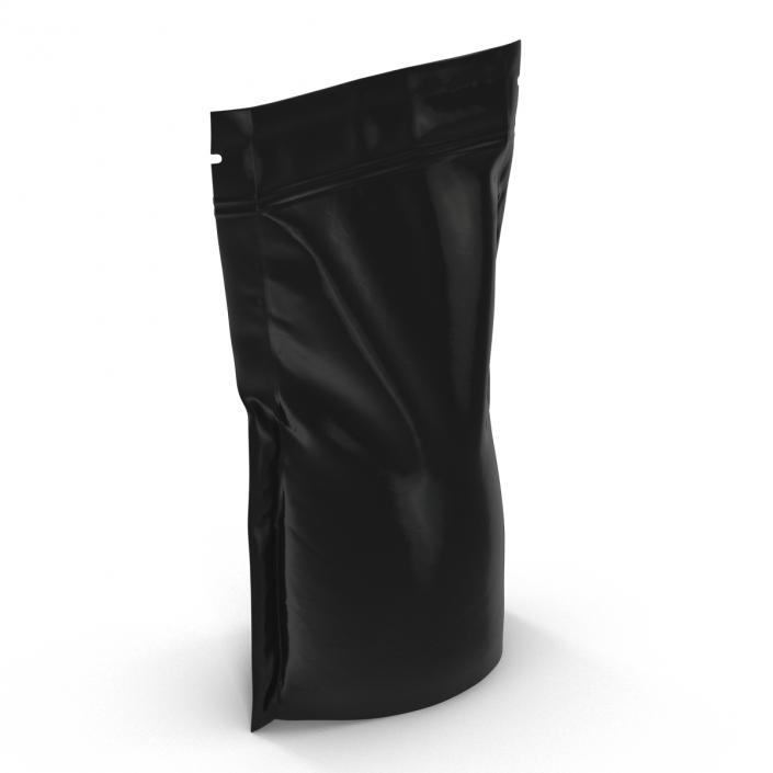 3D model Food Vacuum Sealed Bag 2 Black