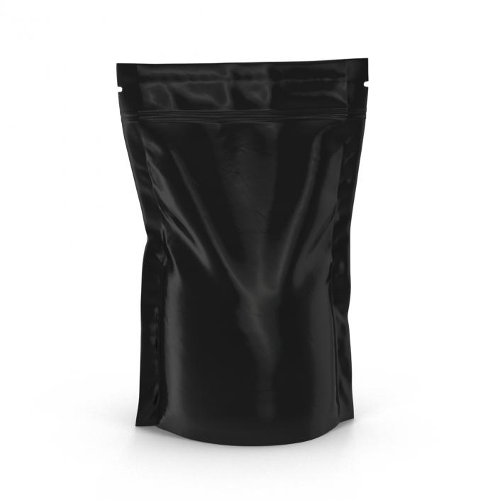 3D model Food Vacuum Sealed Bag 2 Black