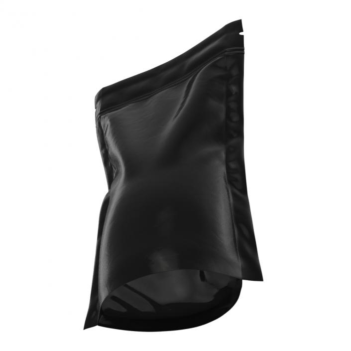 3D model Food Vacuum Sealed Bag 2 Black