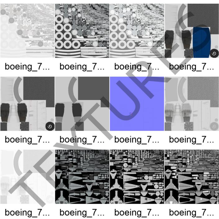 Boeing 767-400ER British Airways Rigged 3D model