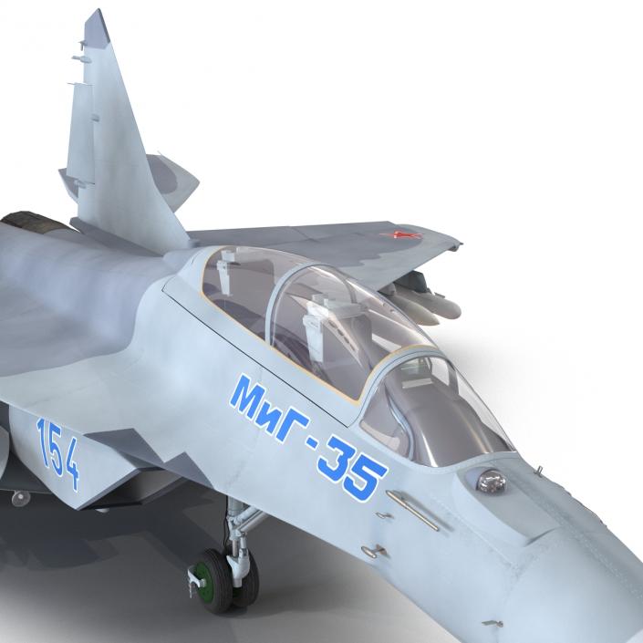 Russian Jet Fighter Mikoyan MiG-35 3D model