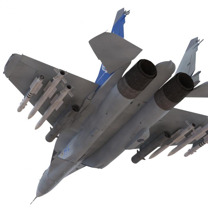 Russian Jet Fighter Mikoyan MiG-35 3D model