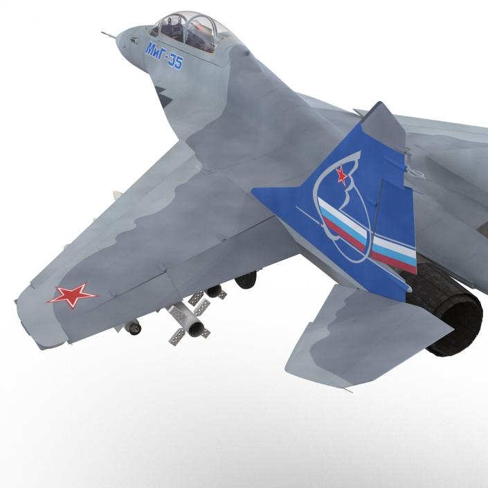 Russian Jet Fighter Mikoyan MiG-35 3D model