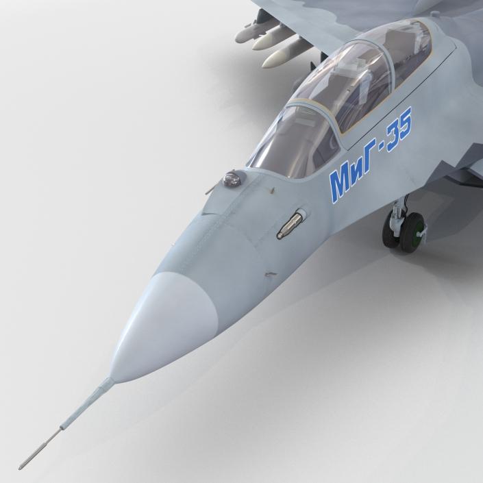 Russian Jet Fighter Mikoyan MiG-35 3D model