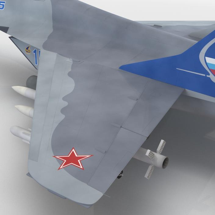 Russian Jet Fighter Mikoyan MiG-35 3D model