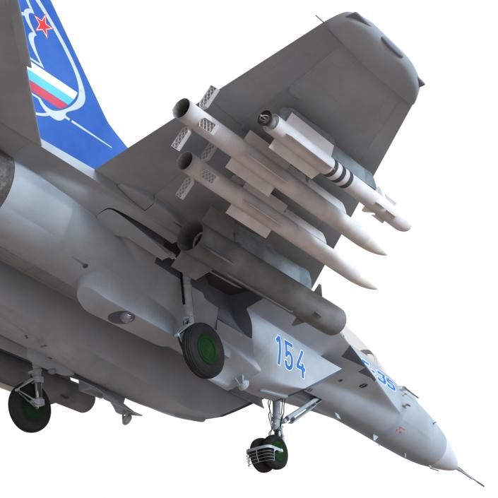 Russian Jet Fighter Mikoyan MiG-35 3D model