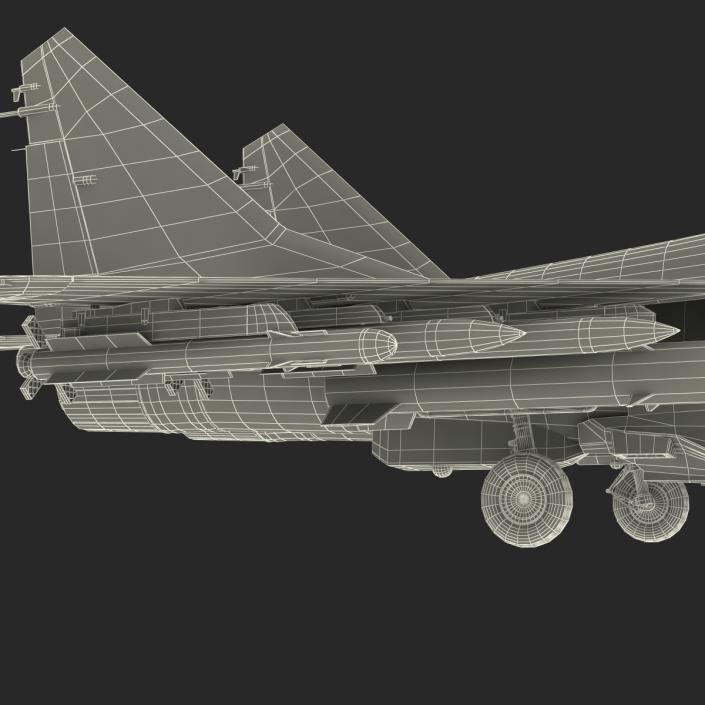 Russian Jet Fighter Mikoyan MiG-35 3D model