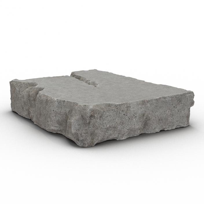 Concrete Chunk 3D model