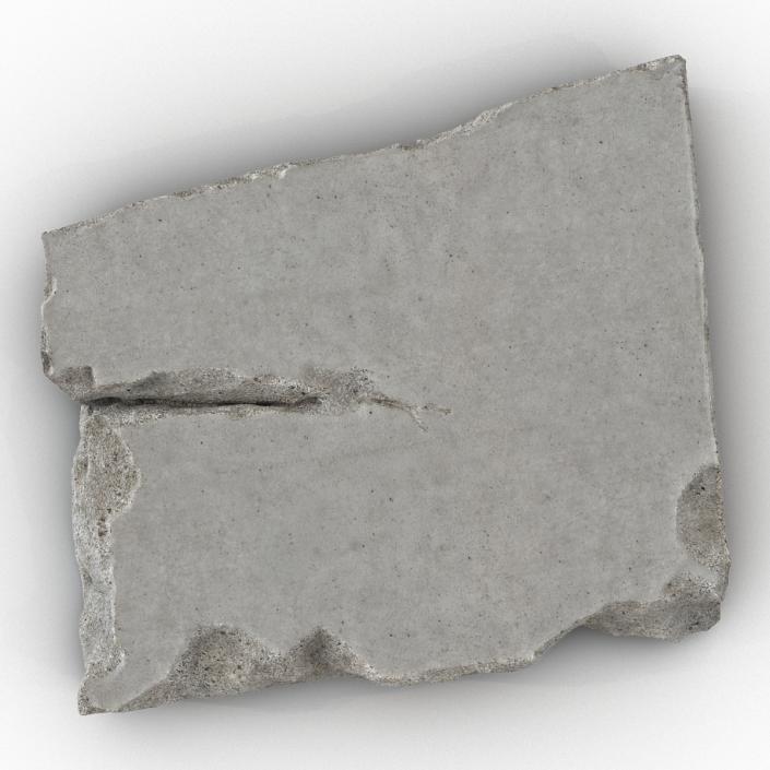 Concrete Chunk 3D model