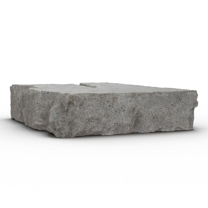 Concrete Chunk 3D model