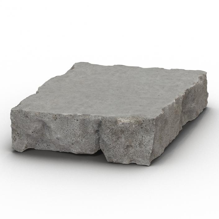 Concrete Chunk 3D model