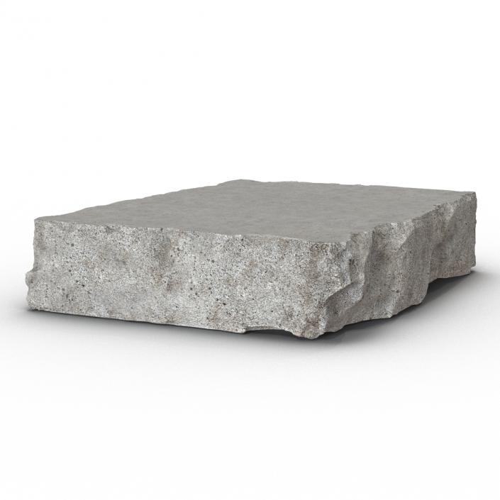 Concrete Chunk 3D model