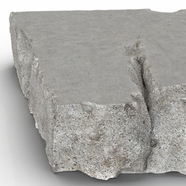 Concrete Chunk 3D model