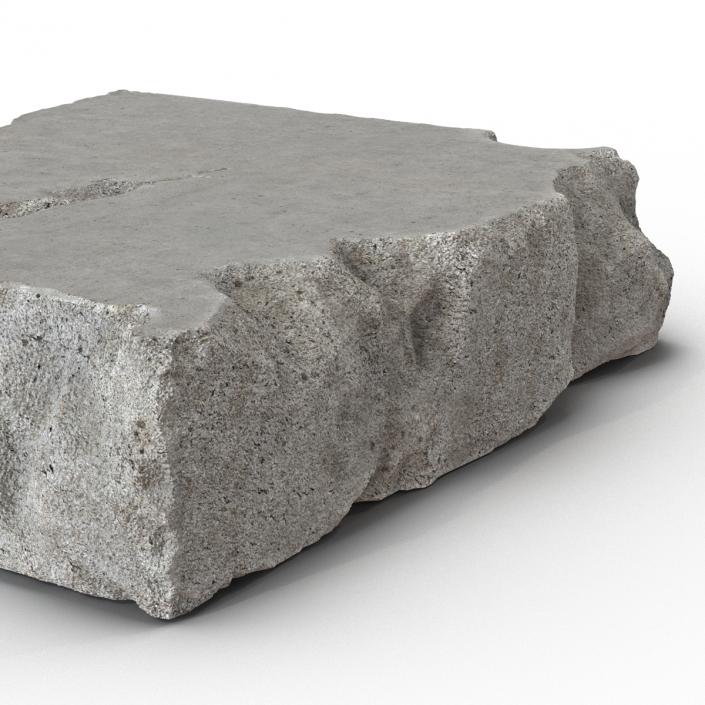 Concrete Chunk 3D model