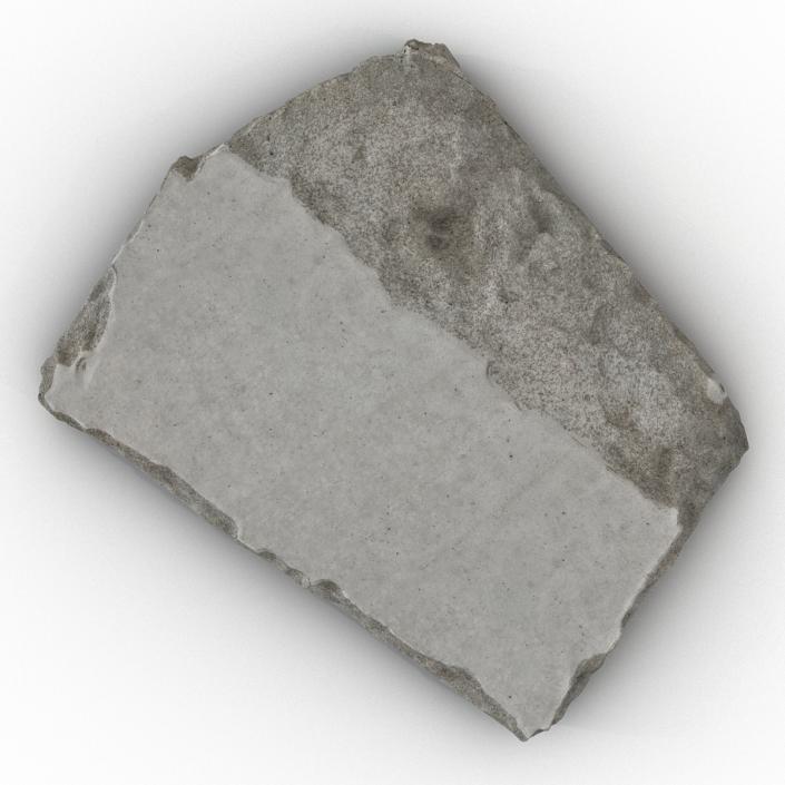 3D Concrete Chunk 3