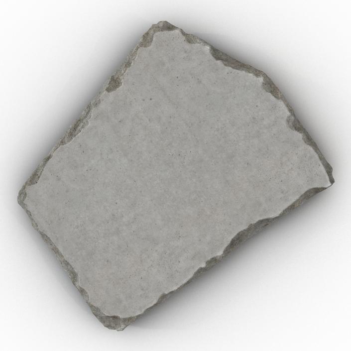 3D Concrete Chunk 3